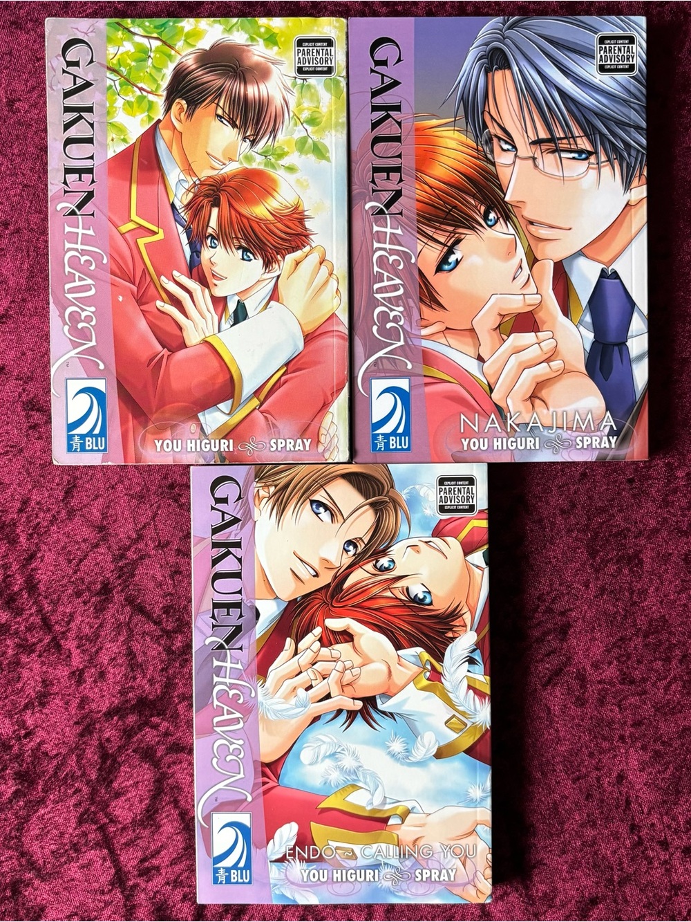 Gakuen Heaven BL Manga Set